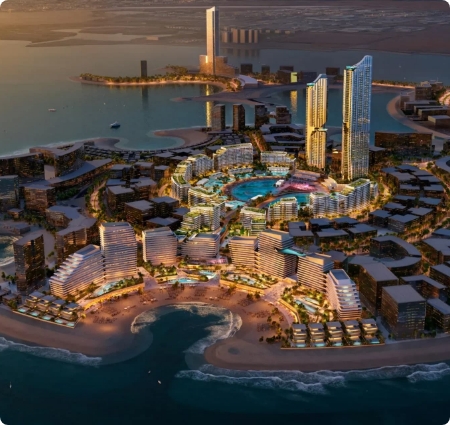 Al Marjan Island Map